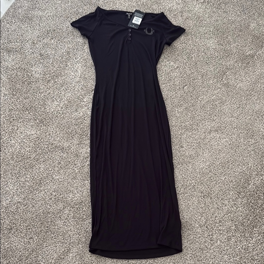 True Religion Black Maxi Dress